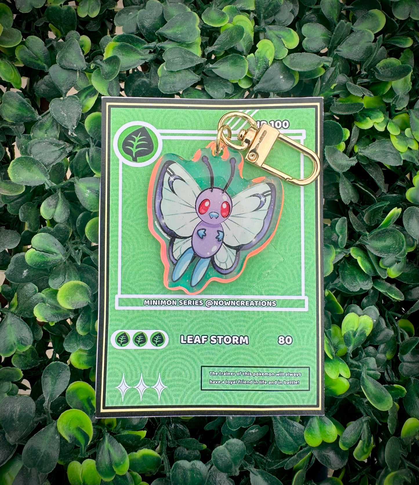 My Friend Butterfree Keychain