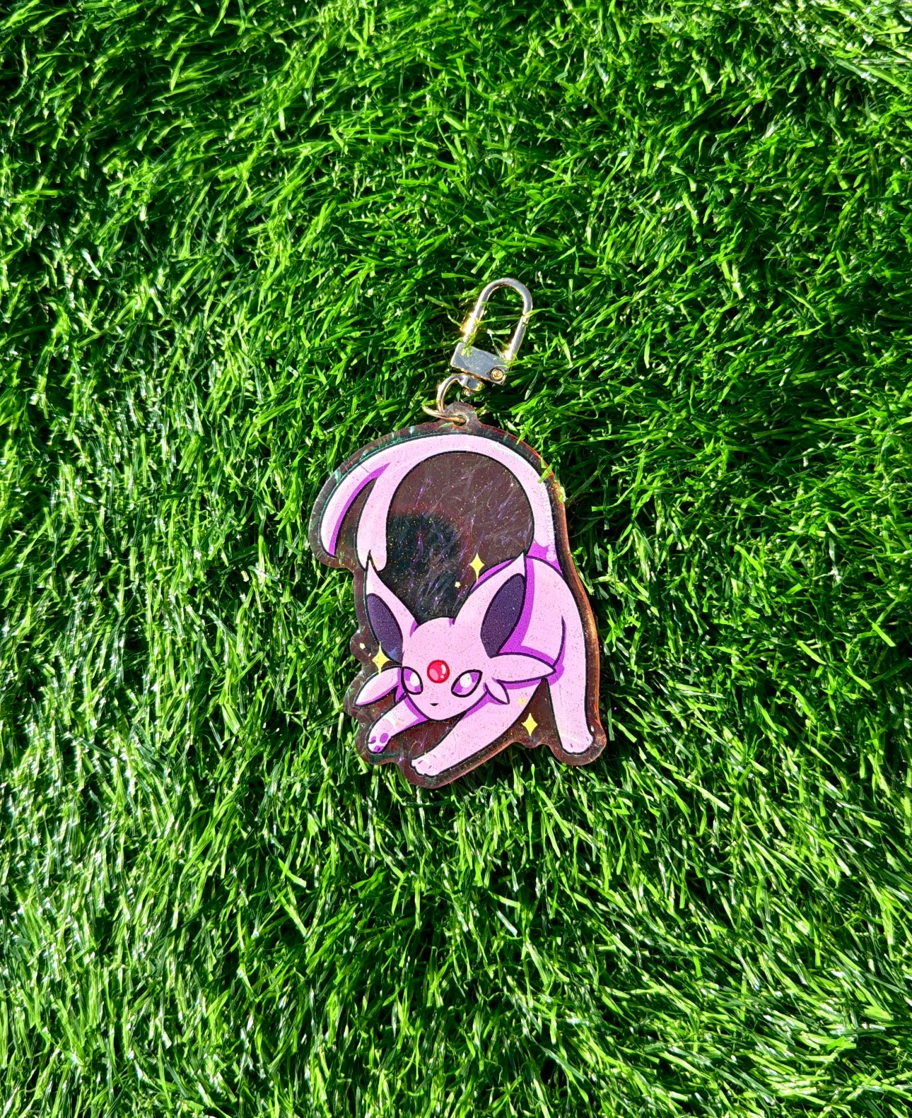 Eeveelution Psychic Keychain