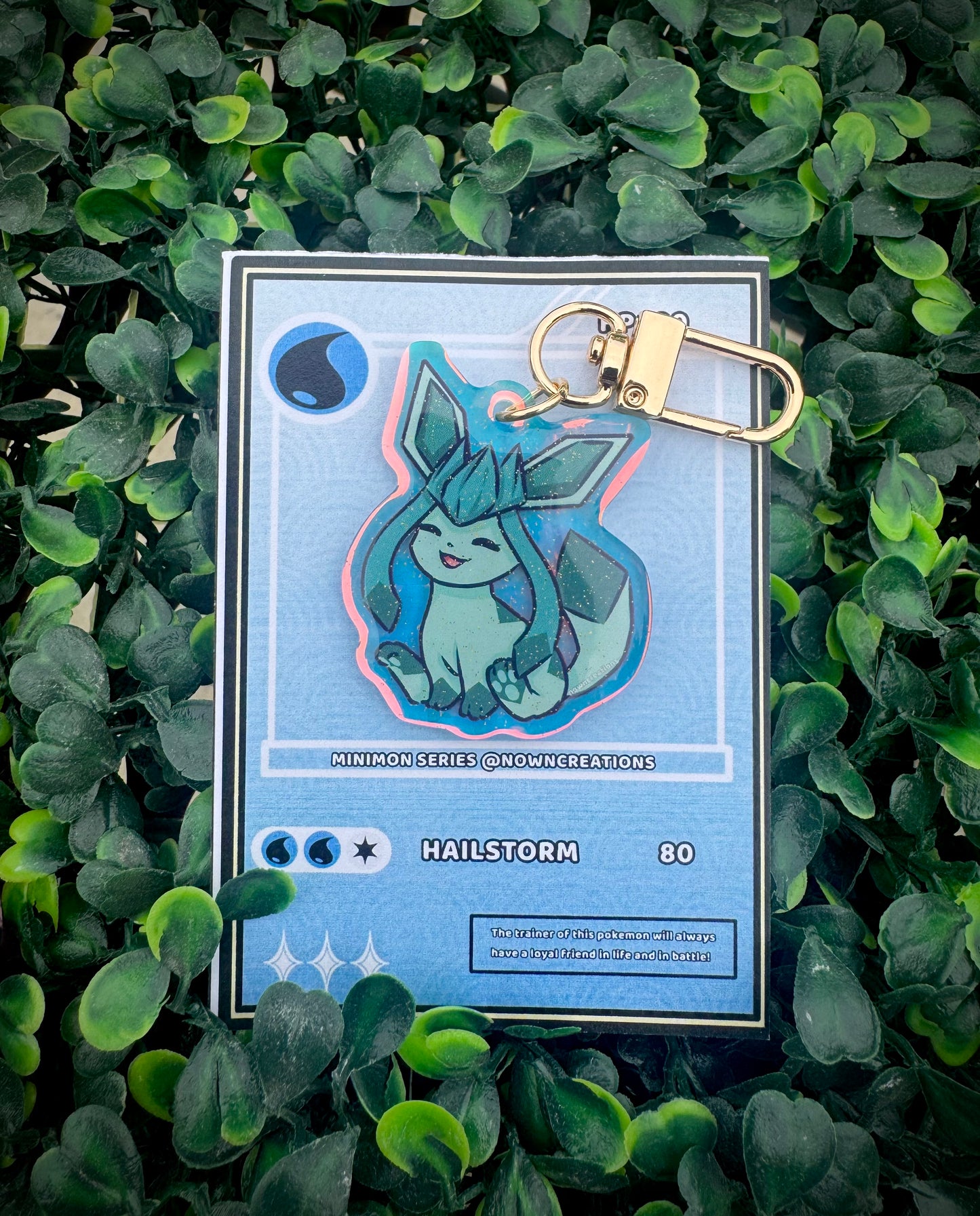 My Friend Glaceon Keychain