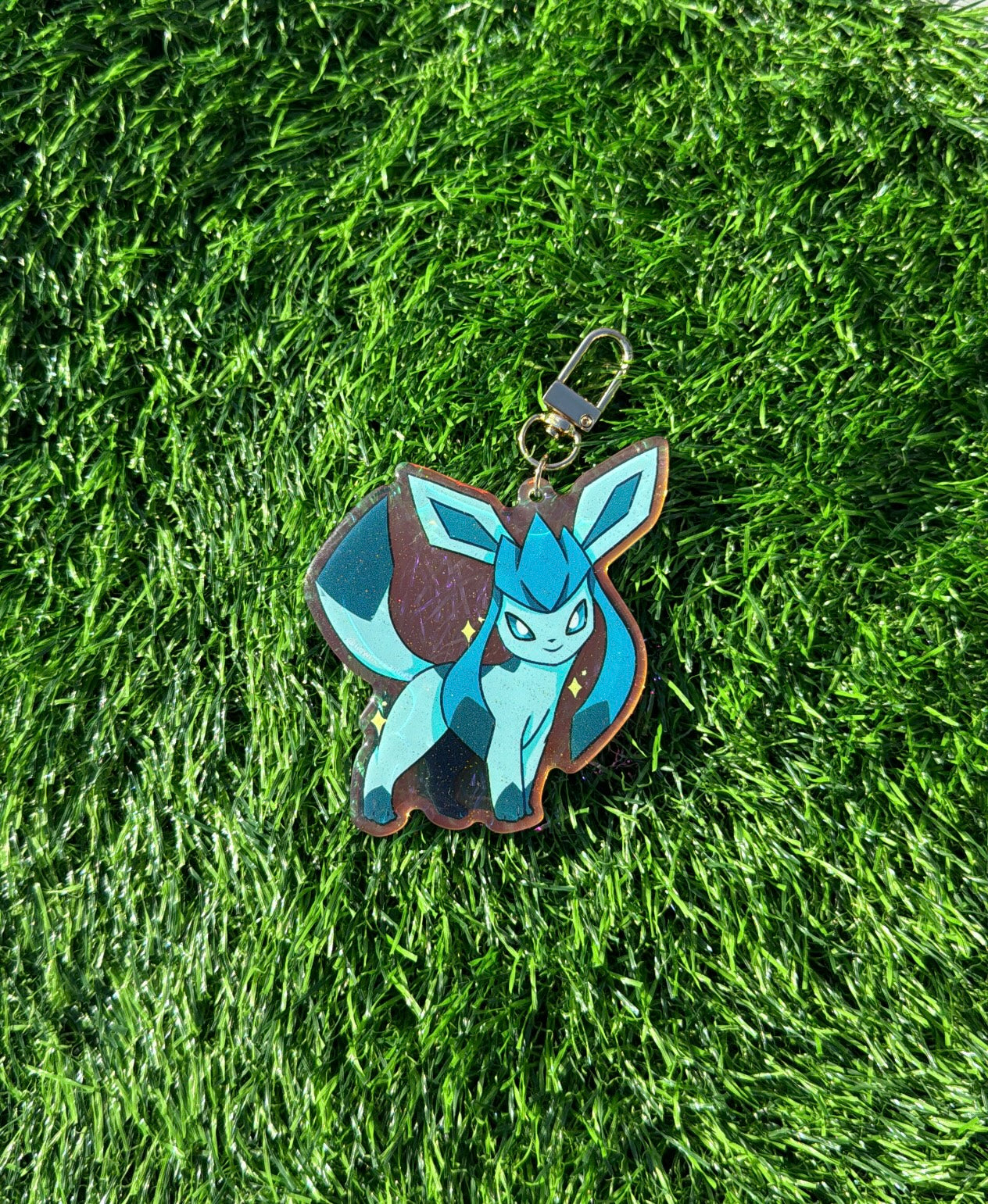 Eeveelution Ice Keychain